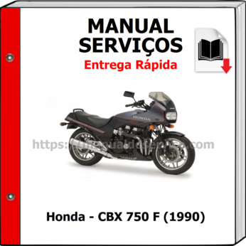 Manual de Serviços – Honda – CBX 750 F (1990)