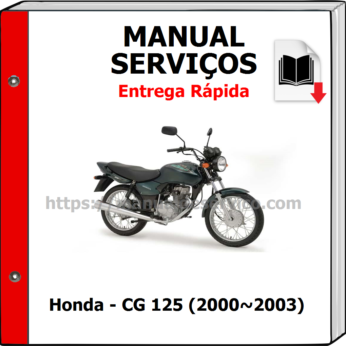 Manual de Serviços – Honda – CG 125 (2000~2003)