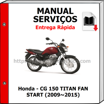 Manual de Serviços – Honda – CG 150 TITAN FAN START (2009~2015)