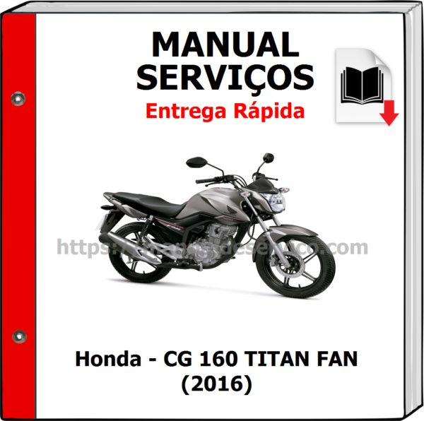 Manual de Serviços - Honda - CG 160 TITAN FAN (2016)