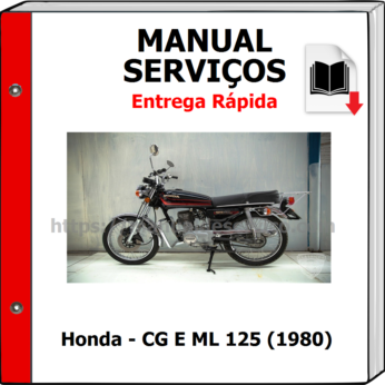 Manual de Serviços – Honda – CG E ML 125 (1980)