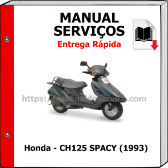 Manual de Serviços – Honda – CH125 SPACY (1993)