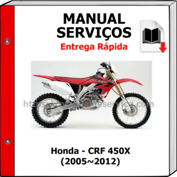 Manual de Serviços – Honda – CRF 450X (2005~2012)