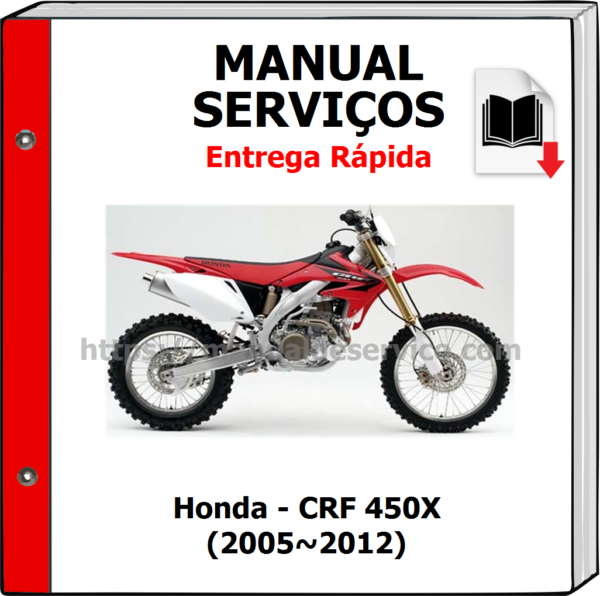 Manual de Serviços - Honda - CRF 450X (2005~2012)