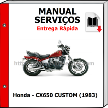Manual de Serviços – Honda – CX650 CUSTOM (1983)