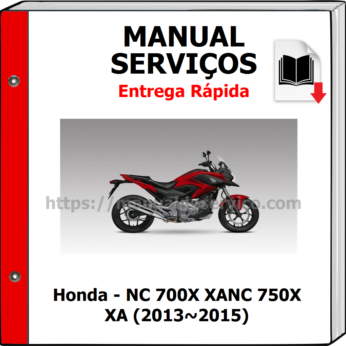 Manual de Serviços – Honda – NC 700X XANC 750X XA (2013~2015)