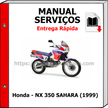 Manual de Serviços – Honda – NX 350 SAHARA (1999)