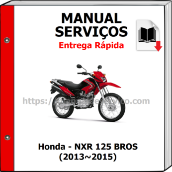Manual de Serviços – Honda – NXR 125 BROS (2013~2015)