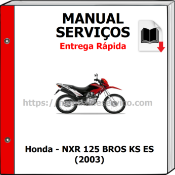 Manual de Serviços – Honda – NXR 125 BROS KS ES (2003)