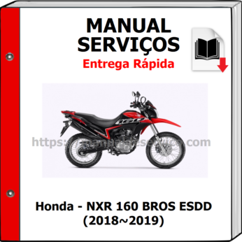 Manual de Serviços – Honda – NXR 160 BROS ESDD (2018~2019)