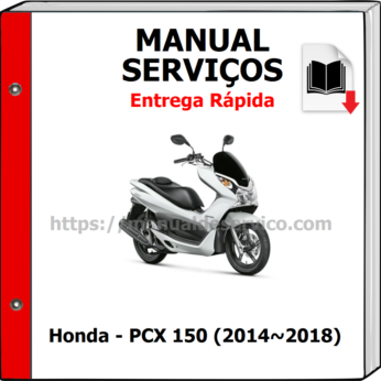 Manual de Serviços – Honda – PCX 150 (2014~2018)