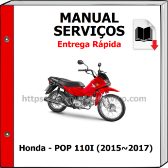 Manual de Serviços – Honda – POP 110I (2015~2017)