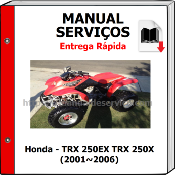 Manual de Serviços – Honda – TRX 250EX TRX 250X (2001~2006)