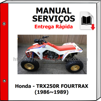 Manual de Serviços – Honda – TRX250R FOURTRAX (1986~1989)