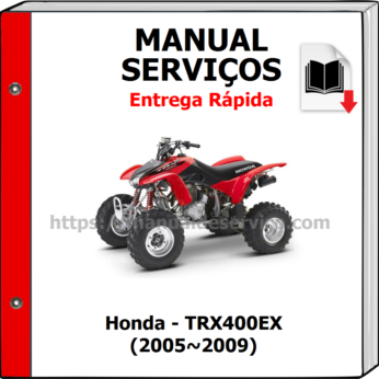 Manual de Serviços – Honda – TRX400EX (2005~2009)