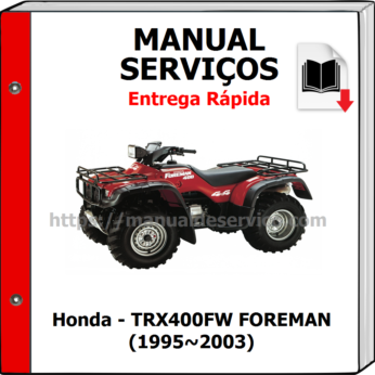 Manual de Serviços – Honda – TRX400FW FOREMAN (1995~2003)