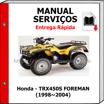 Manual de Serviços – Honda – TRX450S FOREMAN (1998~2004)