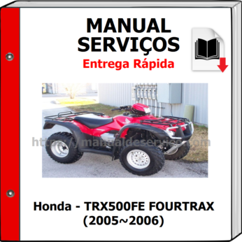 Manual de Serviços – Honda – TRX500FE FOURTRAX (2005~2006)