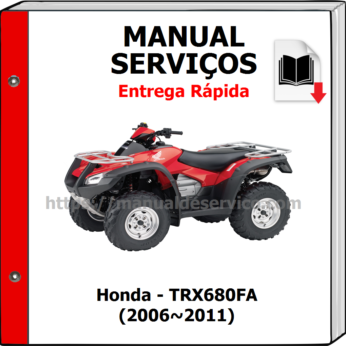 Manual de Serviços – Honda – TRX680FA (2006~2011)