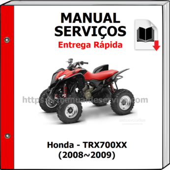 Manual de Serviços – Honda – TRX700XX (2008~2009)