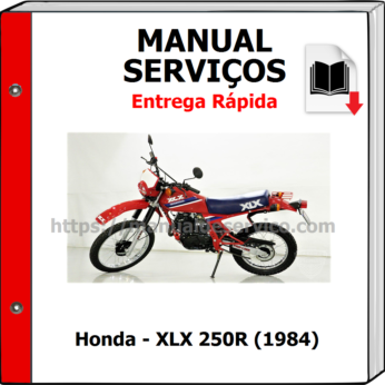 Manual de Serviços – Honda – XLX 250R (1984)