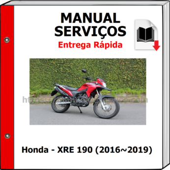 Manual de Serviços – Honda – XRE 190 (2016~2019)