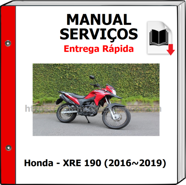 Manual de Serviços - Honda - XRE 190 (2016~2019)