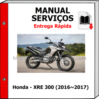 Manual de Serviços – Honda – XRE 300 (2016~2017)