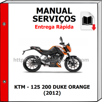 Manual de Serviços – KTM – 125 200 DUKE ORANGE (2012)