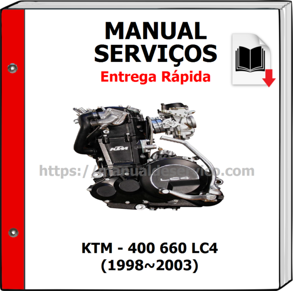 Manual de Serviços - KTM - 400 660 LC4 (1998~2003)