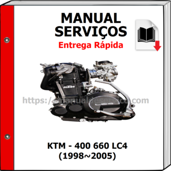 Manual de Serviços – KTM – 400 660 LC4 (1998~2005)