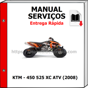 Manual de Serviços – KTM – 450 525 XC ATV (2008)
