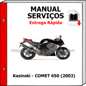 Manual de Serviços – Kasinski – COMET 650 (2003)