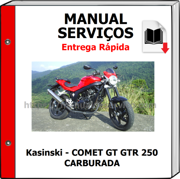 Manual de Serviços - Kasinski - COMET GT GTR 250 CARBURADA