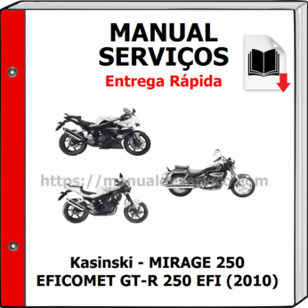 Manual de Serviços – Kasinski – MIRAGE 250 EFICOMET GT R 250 EFI (2010)