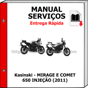 Manual de Serviços – Kasinski – MIRAGE E COMET 650 INJEÇÃO (2011)