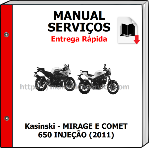 Manual de Serviços - Kasinski - MIRAGE E COMET 650 INJEÇÃO (2011)