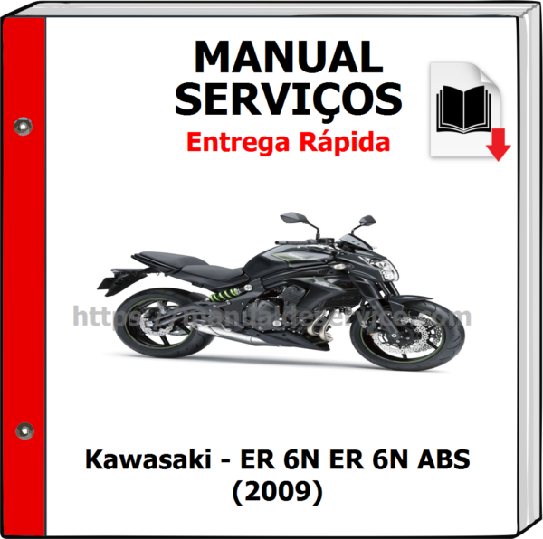 Manual de Serviços - Kawasaki - ER 6N ER 6N ABS (2009)