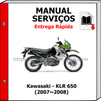 Manual de Serviços – Kawasaki – KLR 650 (2007~2008)
