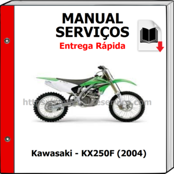 Manual de Serviços – Kawasaki – KX250F (2004)