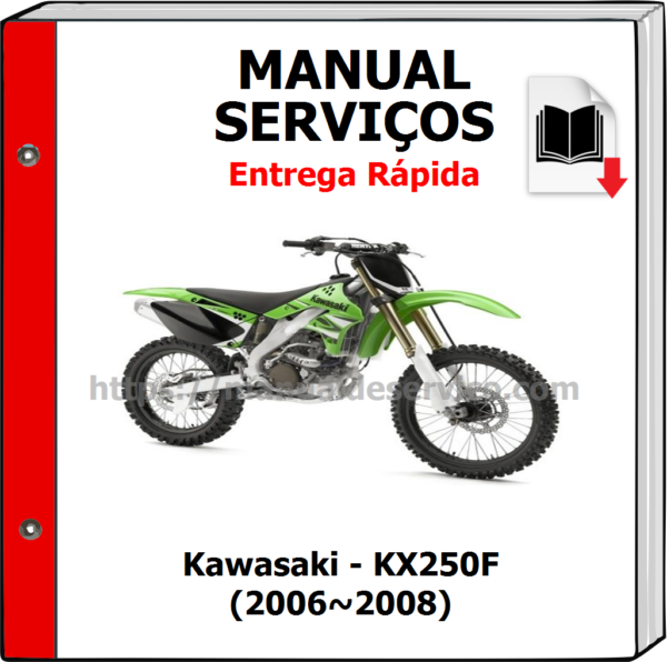 Manual de Serviços - Kawasaki - KX250F (2006~2008)