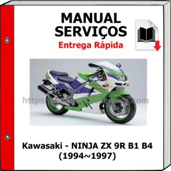 Manual de Serviços – Kawasaki – NINJA ZX 9R B1 B4 (1994~1997)