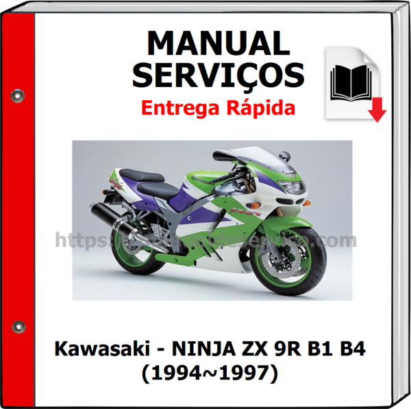 Manual de Serviços - Kawasaki - NINJA ZX 9R B1 B4 (1994~1997)