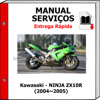 Manual de Serviços – Kawasaki – NINJA ZX10R (2004~2005)