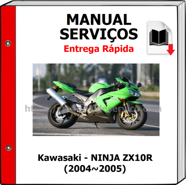 Manual de Serviços - Kawasaki - NINJA ZX10R (2004~2005)
