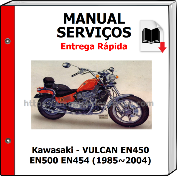 Manual de Serviços - Kawasaki - VULCAN EN450 EN500 EN454 (1985~2004)