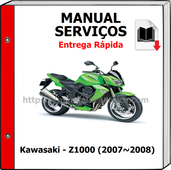 Manual de Serviços - Kawasaki - Z1000 (2007~2008)
