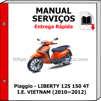 Manual de Serviços – Piaggio – LIBERTY 125 150 4T I.E. VIETNAM (2010~2012)