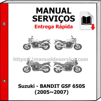 Manual de Serviços – Suzuki – BANDIT GSF 650S (2005~2007)