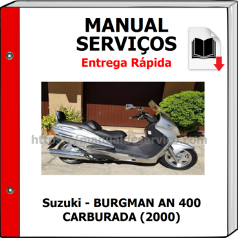 Manual de Serviços – Suzuki – BURGMAN AN 400 CARBURADA (2000)